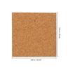 Korkuntersetzer Tassenunterlage Ersatzteil Selbstklebende Rückseite Korkmatte Getränk Für Zuhause Bar Quadratisches Zubehör