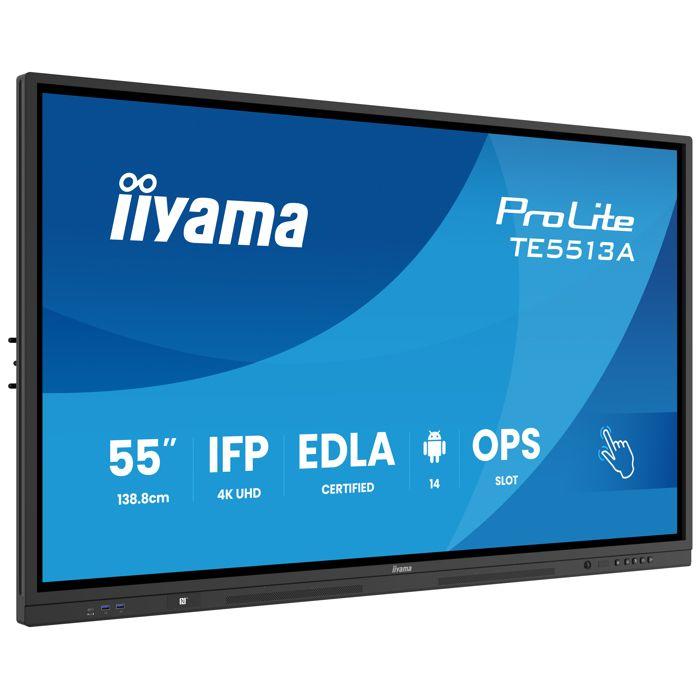 Ecran Interactif - IIYAMA - TE8613A-B1AG - 85.6 Pouces - 4K UHD - IPS - 450 Cd/m²