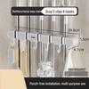 ZNMW No-Drill Wall-Mounted Mop and Broom Holder