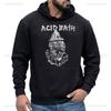 Hanorac Acid Bath Cadouri Bărbați Hanorace Îmbrăcăminte Bărbați Sudadera Hombre Pulover cu Mânecă Lungă de Iarnă Clasici Vintage Streetwear