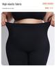 Plus Size High Waist Seamless Maternity Yoga Leggings - Black Slimming Sport Pants for Pregnant Women