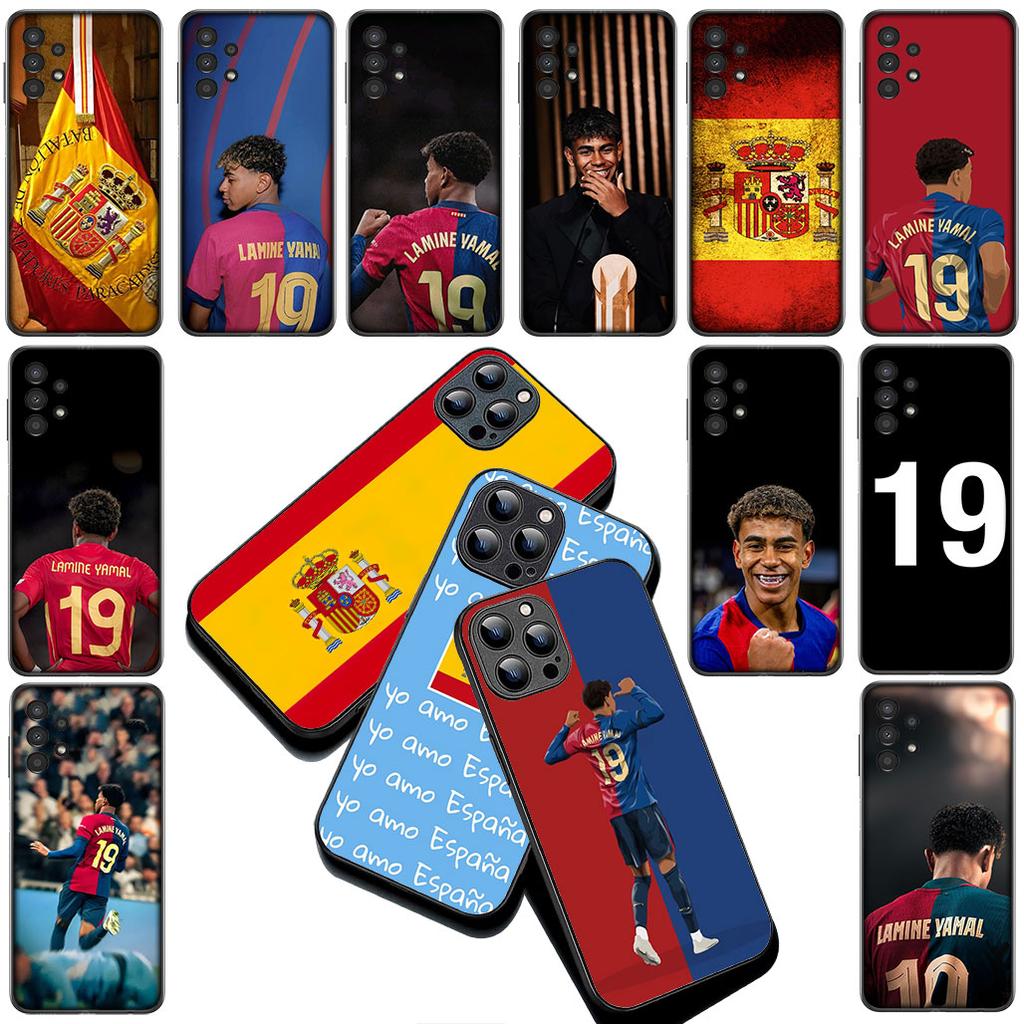 Soccer No 19 Spain Flag Football No19 Cover for OPPO A80 A40 A18 A16 A17 A15 A38 A78 A79 A54 A57 A58 A60 4G 5G Coque Phone Case