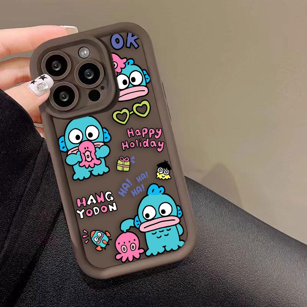 Cartoon H-Hangyodon Phone Case For iPhone 15 14 13 12 11 16 XS Max X XR SE 7 8 6 6S Plus Shock16of Silicone Case Funda Shell