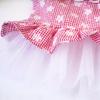 Spring Summer Pet Skirt for Small Dogs Teddy Grid Pettiskirt Dress Puppy Costume Fashion Pet Clothing