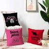 P-Poshlaya M-Molly Band Pillow Covers Cartoon Sofa Decorative Home Double-sided Printing Short Plush Cute Cushion Cover