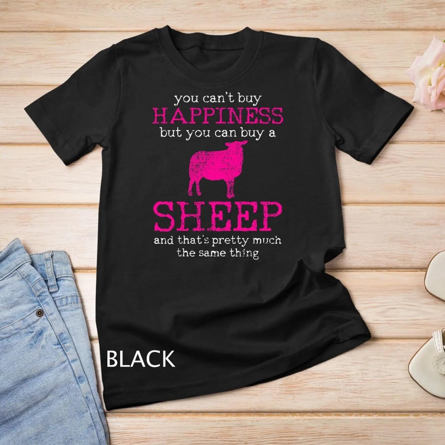 Sheep T Shirt Farm Farmer S чёрный