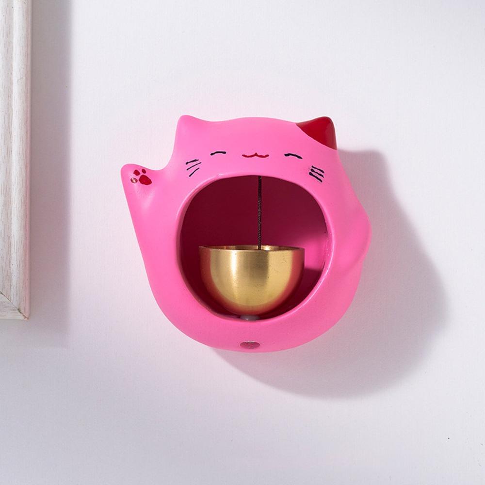Lucky Cat Door Bell Magnetic Door Chime Ornaments Creative Wind Chime  for Door Wall
