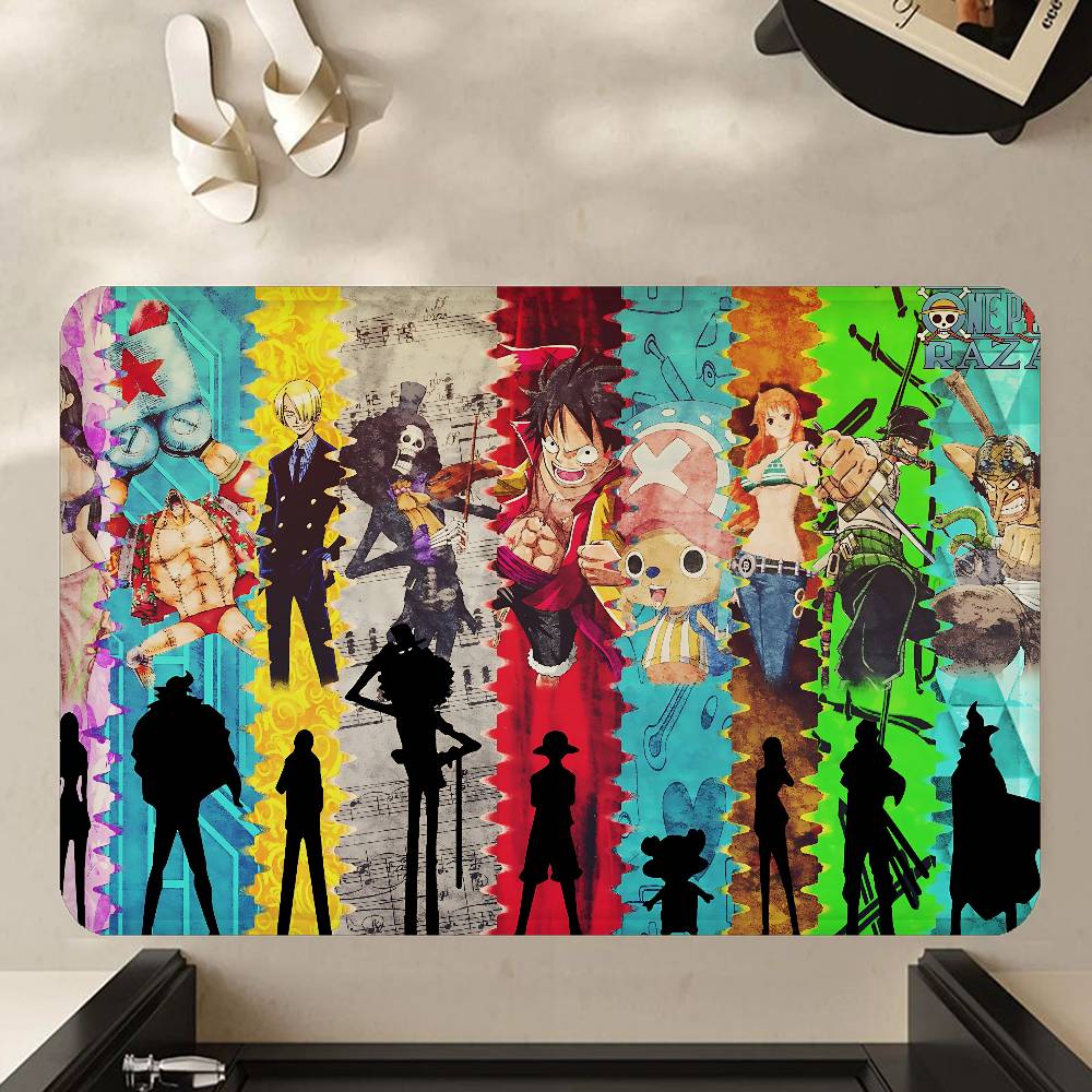 Shonen Anime O-One P-Piece Floor Mat Cheaper Anti-slip Modern Living Room Balcony Printed Bedside Mats