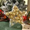 17PCS/20PCS Pink Red Gold Christmas Tree Balls Plastic Xmas Baubles Xmas Ornament Ball  Storefront