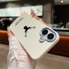 For iPhone 16 Pro Max 15 Pro 14 13 12 11 Case Deer Pattern Solid Color TPU Leather Texture Soft Matte Shockproof Phone Cover