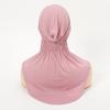 New Cotton Jersey Muslim Hijab Underscarf Inner Cap Solid Women Wrap Headscarf Turban Headband Sport Hijab Islamic Headwear Band
