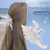 Summer Beach Seashell Claw Hair Clip: Ocean Style Shark Accessory