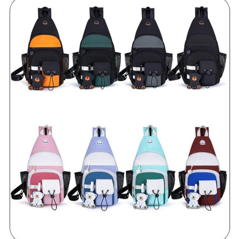 Large Capacity Crossbody Shoulder  Bag Waterproof Backpack Fashion 2 In1  Chest Bag  Outdoor