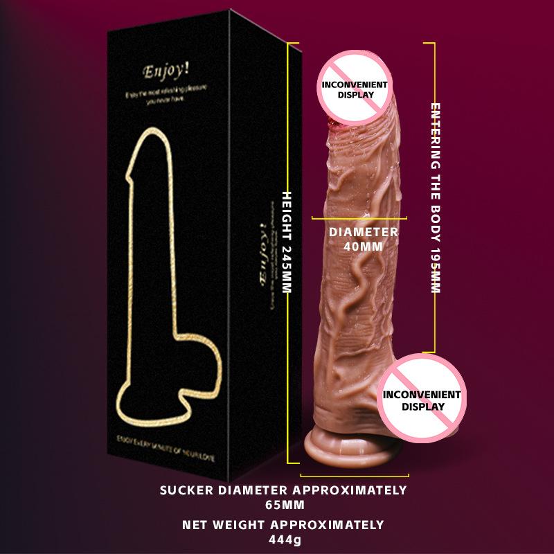 Realistic Dildo for Women - Body-Safe Silicone G-Spot Stimulator - Lifelike Adult Toy with Suction Cup
