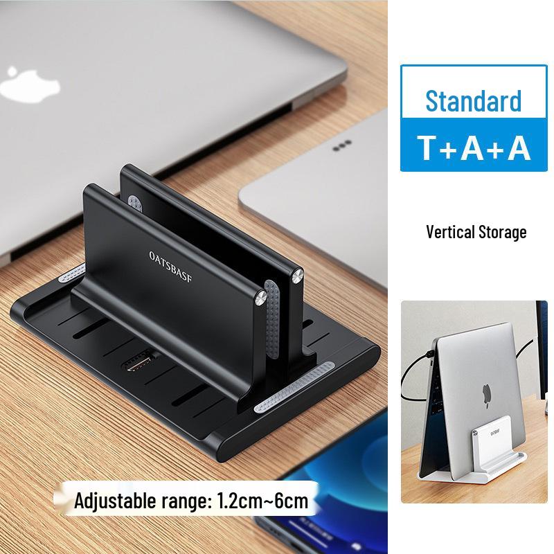 Vertical Laptop Stand and Storage Bracket