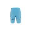 Nike Solid Color Logo Print Zipper Casual Shorts Women Shorts Blue DQ5936-424