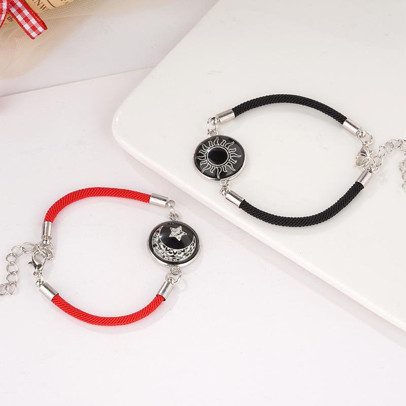 2024 Sun and Moon Lovers Stainless Steel Valentine's Day Couple Bracelet