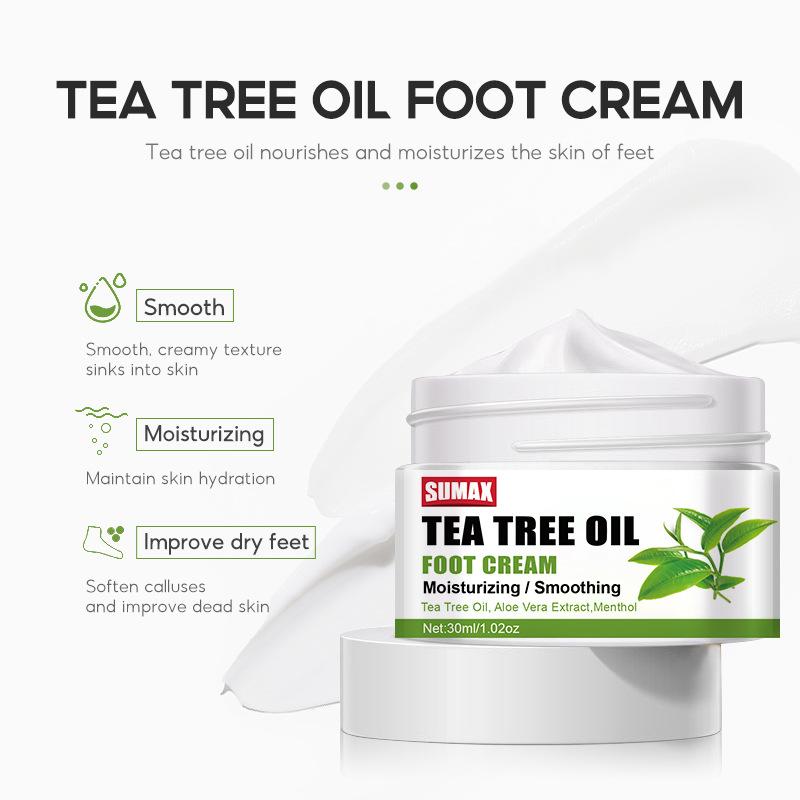 Crème pour les pieds au thé vert 30ml Lisse Délicate Éclatante et Translucide Absorption Rapide par la Peau Sérum Anti-Âge au Rétinol