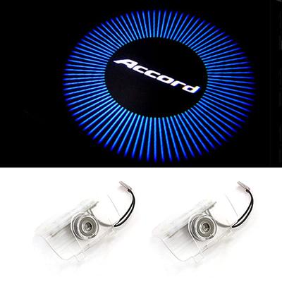 Courtesy Lamp, Courtesi Ride Honda LED, High Brightness, Odyssey Accord Accord LED Logo, Door Light Projection Clear Set of 2