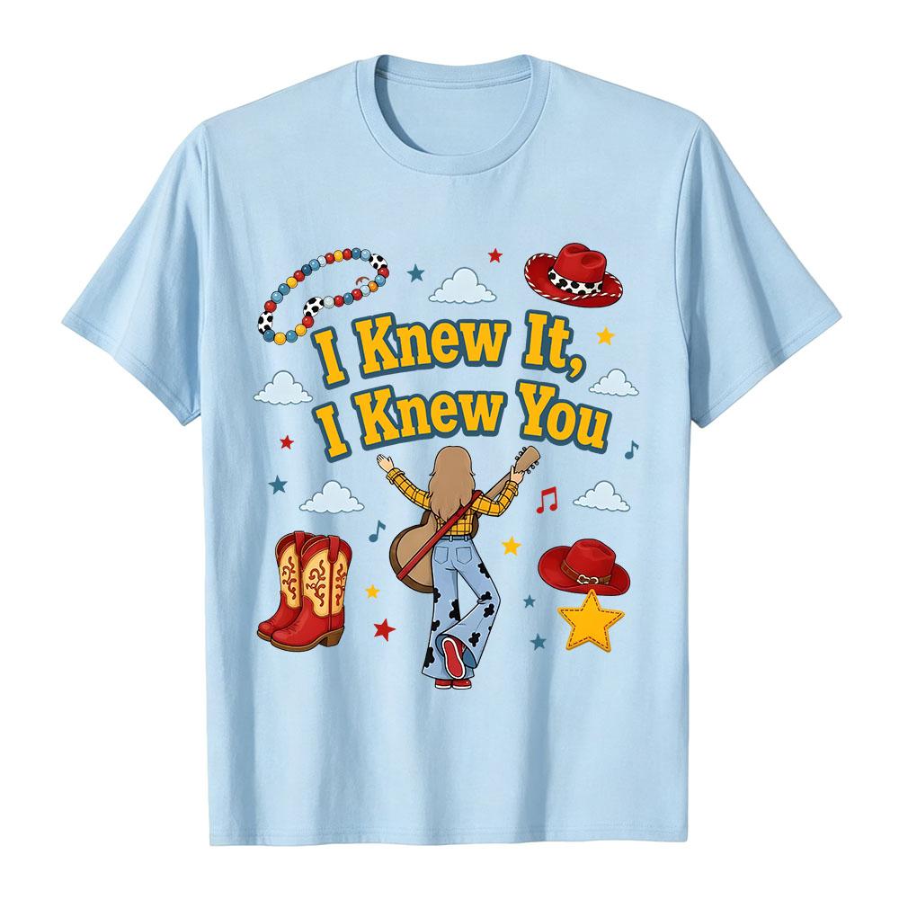 Men Women Clothing TS I Knew It, I Knew You Story 5 T-shirt Fashion Summer Cotton Soft Tees High Quality Casual Graphic Tshirts