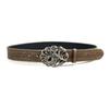 Luxury Metal Buckle Belt Engraved Buckle Waist Chain Fashion Waist Belt  for Dresses