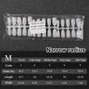 300 Pcs/Bag Fake Nail Tips Matte Coverage Transparent False Nails Tips Gel Nails Extension Diy Practice Nail Tool