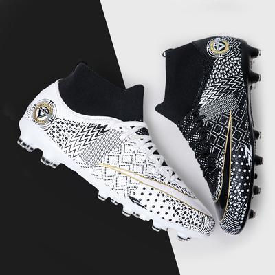 High-top Football Shoes, Boys, Middle School Students, Children's Broken Nail Training Shoes, Long Nails, Sports Competition Shoes