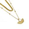 Collier Luxenter avec nacre blanche finition or 18K - Sycu