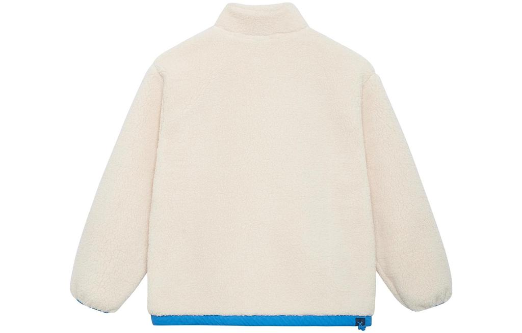 Men's Jacket Li-Ning Li Ning BADFIVE Sherpa Coat Color Block Patchwork Pocket Detail Thickened And Fleece