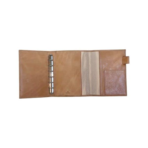 Ashford System Notebook Vitalita Life Organizer 6 13mm Himeji Läder 14 A6+Mini [Naturlig]