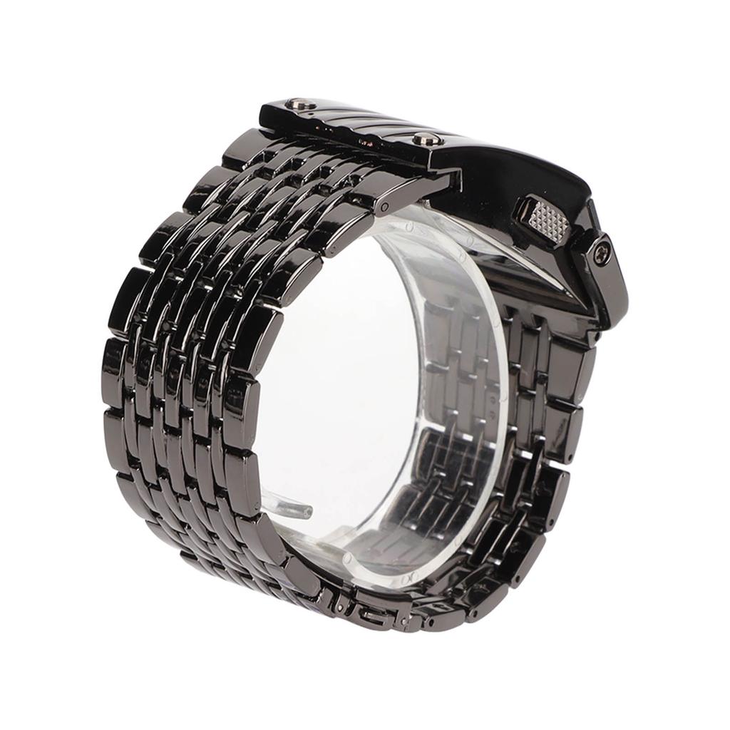 Alloy Watch LED Digital Display Quick Release Fashionable Men Watch for Daily Business