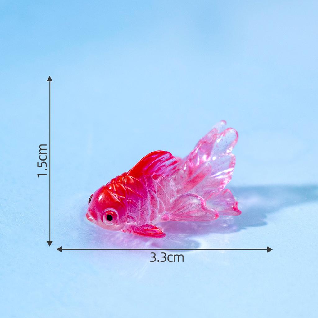 10-100PCS Mini Lucky fish Ornaments Landscape Decoration Miniature Figurines Creative DIY Home Decoration Accessories Gifts