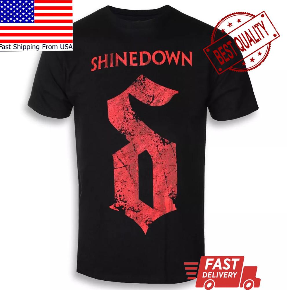 Rare Shinedown Band Black 100% Cotton Size S To 5XL T-Shirt Unisex T-Shirt XXXXL