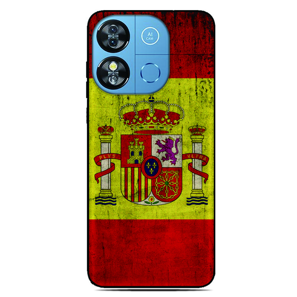 

Spain Flag Phone Case For ZTE Blade A76 4G A75 A73 A72 A71 A56 A55 A54 V80 Pro A35 Core A36 A51 Lite A34 A31 Plus A5 Cover Blade V80 Pro 4G