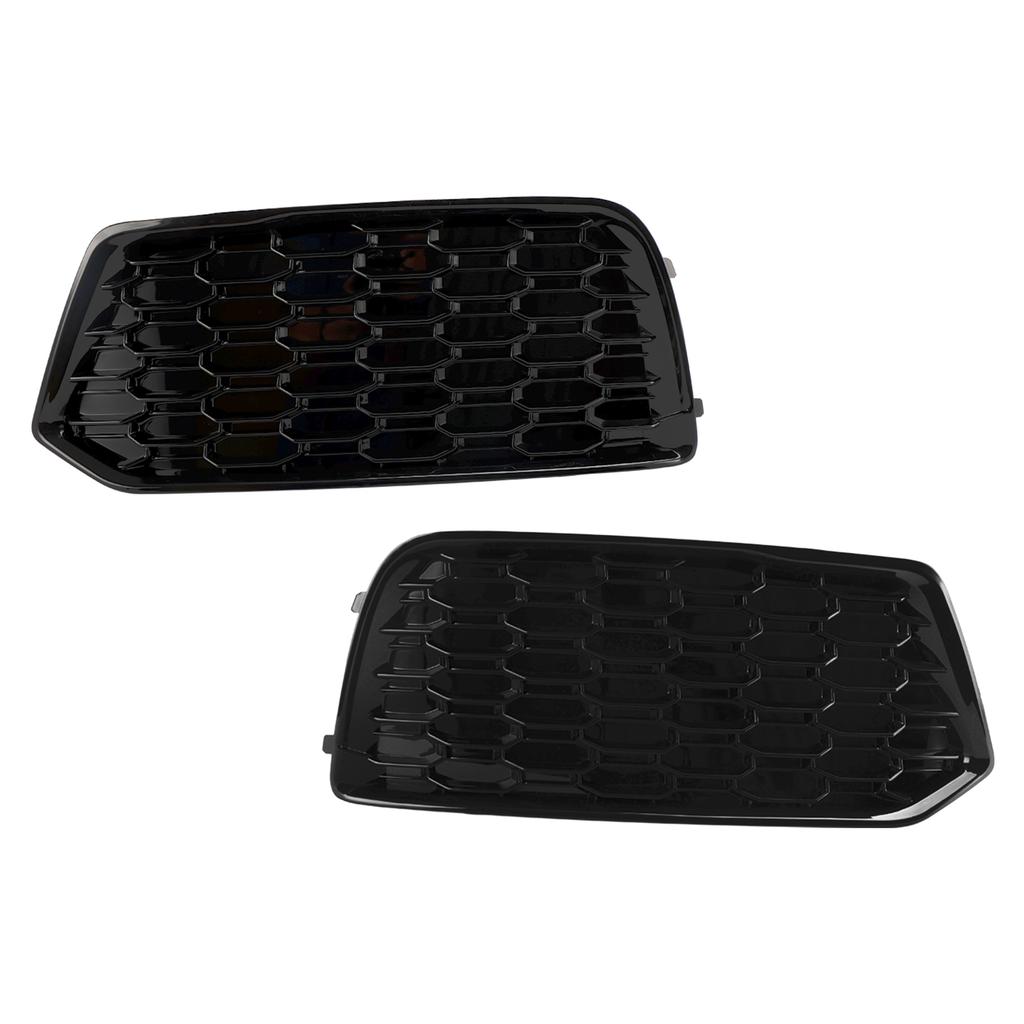 2 STÜCK Stoßfängerabdeckung Gitter Grill Blende Einsatz 80A807679D 80A807679DRU6 Passend für Q5 2018-2022 Maschen