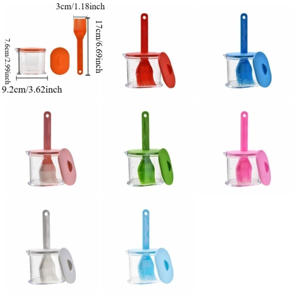 Non-Slip Handle Sauce Application Brush Heat Resistant Oil Brush  Pancake Making