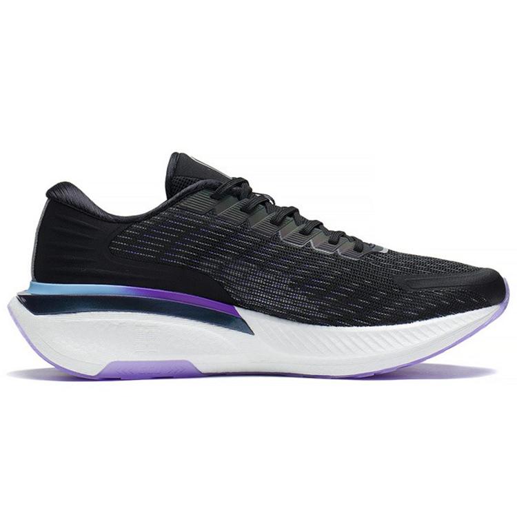 Li Ning Yueying 2.0 Pro Atmungsaktive und Leichte Niedrige Laufschuhe Herren Schwarz ARHS017-4