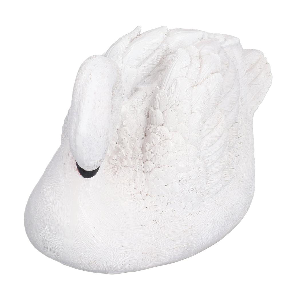 Harz Weiße Schwan Figur Harz Weiße Gans Statue für Outdoor Garten Hof Dekoration