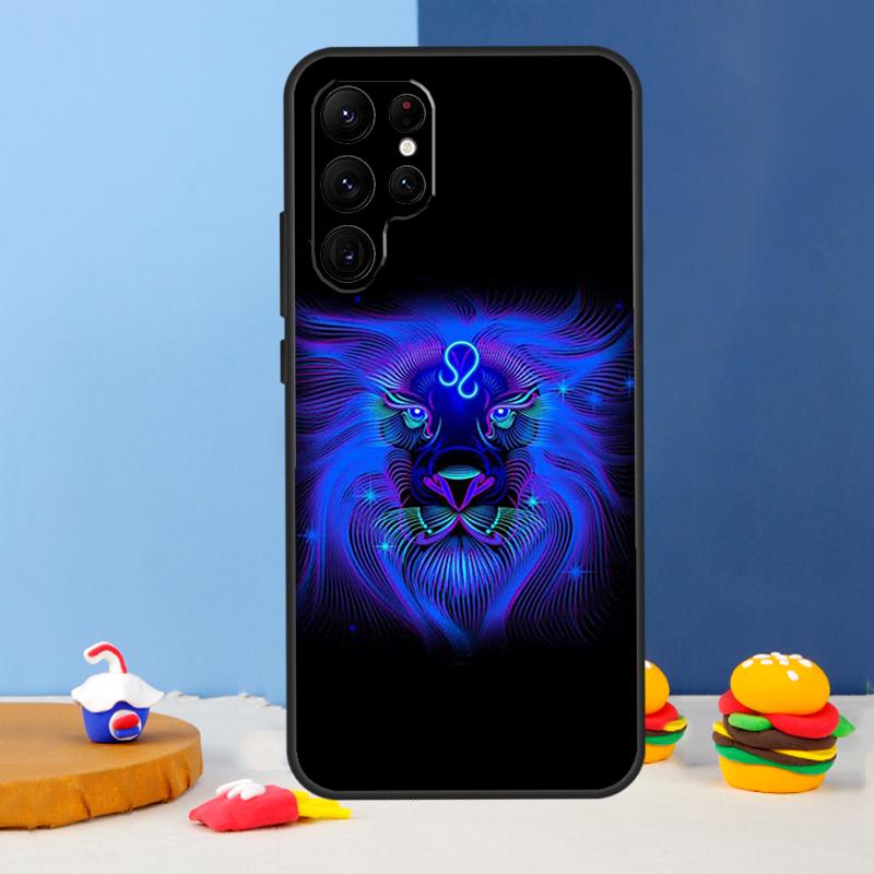 

Неоновые знаки зодиака Чехол для телефона для Samsung Galaxy S24 Ultra S9 S10 S20 FE S22 S21 S23 Plus S25 Ultra Обложка Coque Galaxy S21 FE