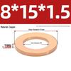 Pure Red Copper Gasket Sealing Ring for Marine Instruments, Metal Flat Washer M3-M60mm