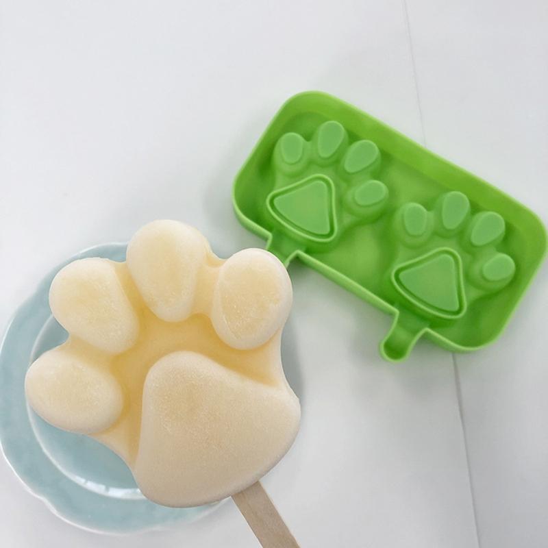 Silicone Ice for Pop Molds Easy Release Ice for Pop Maker Reusable DIY Popsicles Tray Holders for Making Ice Cream BPA F