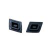 1 Pair Front Door Handle Button Switch Rubber Black For Kia Sportage 2017 -