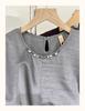 Elegant Ice Silk T-shirt & Casual Pants Set for Young Mothers - Summer Style, Age-Defying, Perfect for Middle-Aged & Seniors