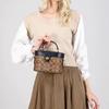 Coach Kay 20 Classic Allover Logo Box Bag Women Shoulder Bag Black Brown 78277-IMCBI