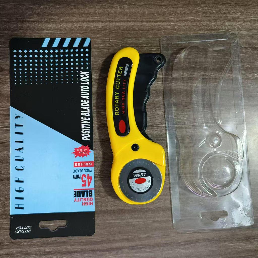 45mm Rotary Fabric and Leather Cutting Knife with Handle