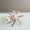 Washable Watercolor Paint Box Plastic Oil Painting Box Multi-color Paint Box  Children's Day Gift