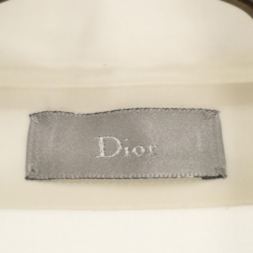 Dior Laget i Italia Langermet Knapped skjorte 37 hvit Herre Brukt