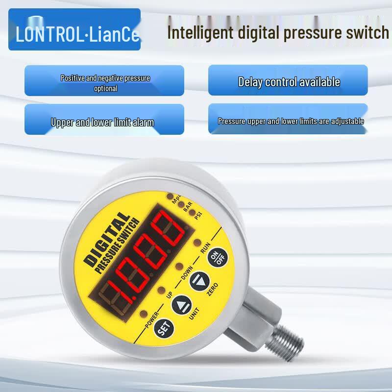 LianCe SIN-Y210 Digital Electric Contact Pressure Gauge & Switch