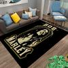 Vintage Bob Marley Rug Suitable for use as an anti-slip game mat for living room and bedroom sofas