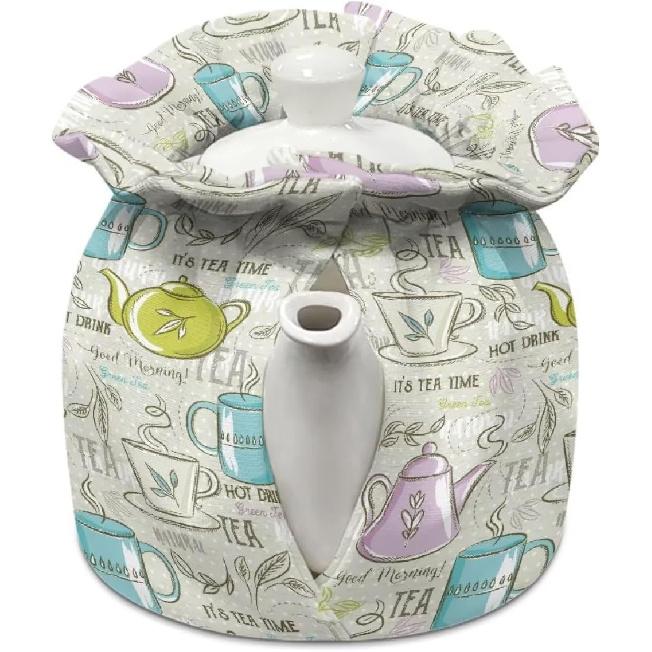 Xoenoiee Tea Pot Cosy Cotton Tea Cozy for Teapots Dust Cover ulated Kettle Cover Teapot Warmer for Home Kitchen Decorative Accessories Tea Time